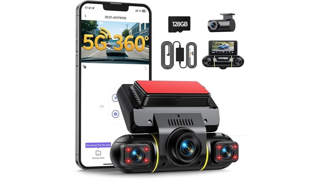 360 degree four channel camera