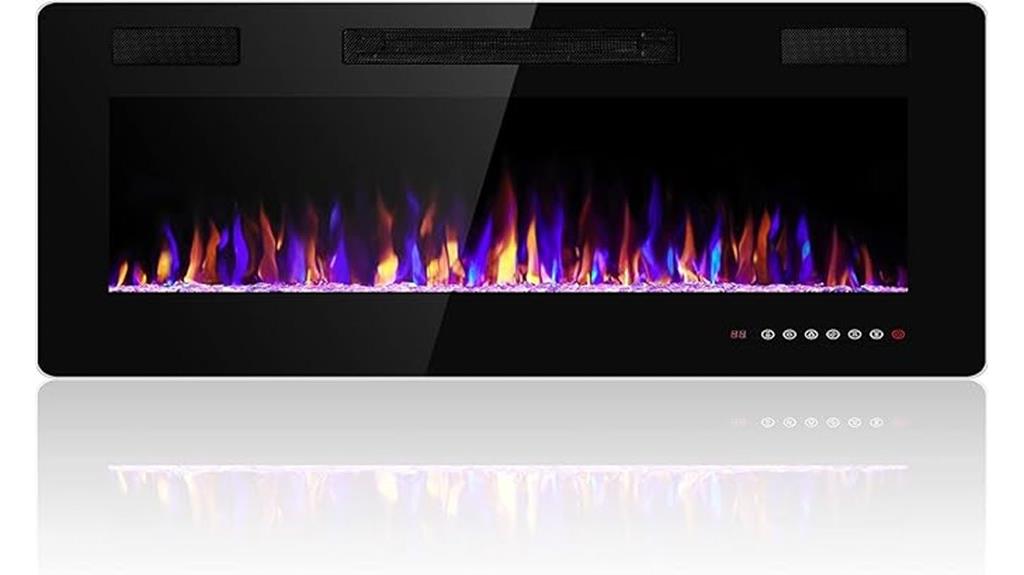 36 inch electric fireplace