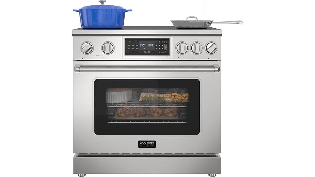 36 inch induction convection oven