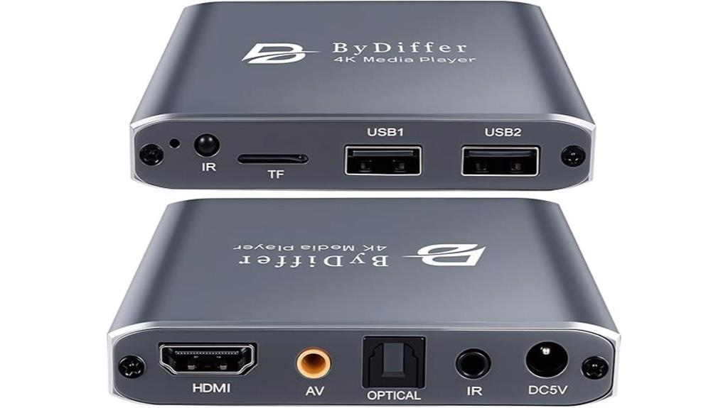 4k hdmi usb media player