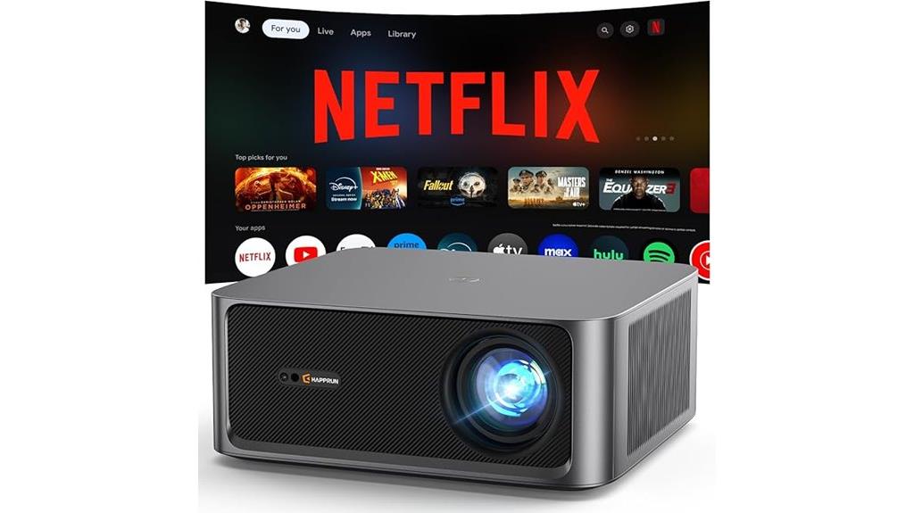 4k wi fi smart projector
