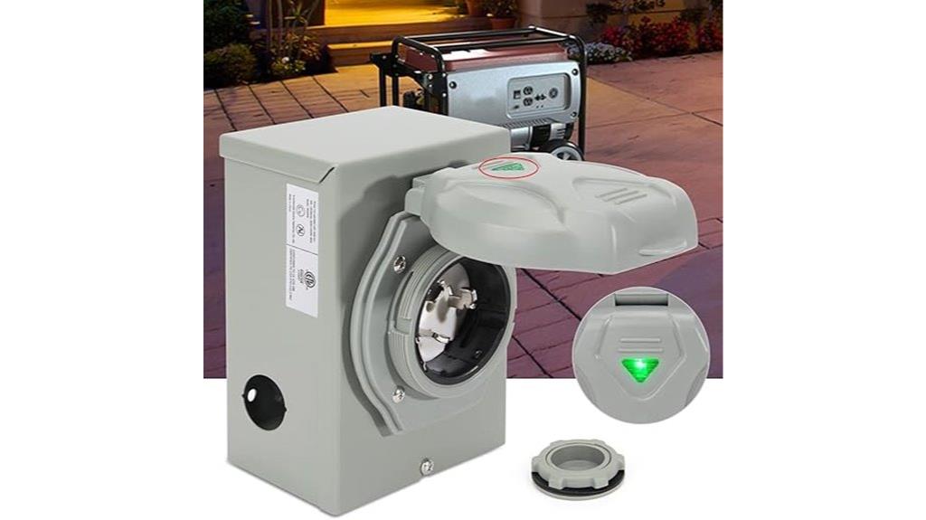 50 amp power inlet box