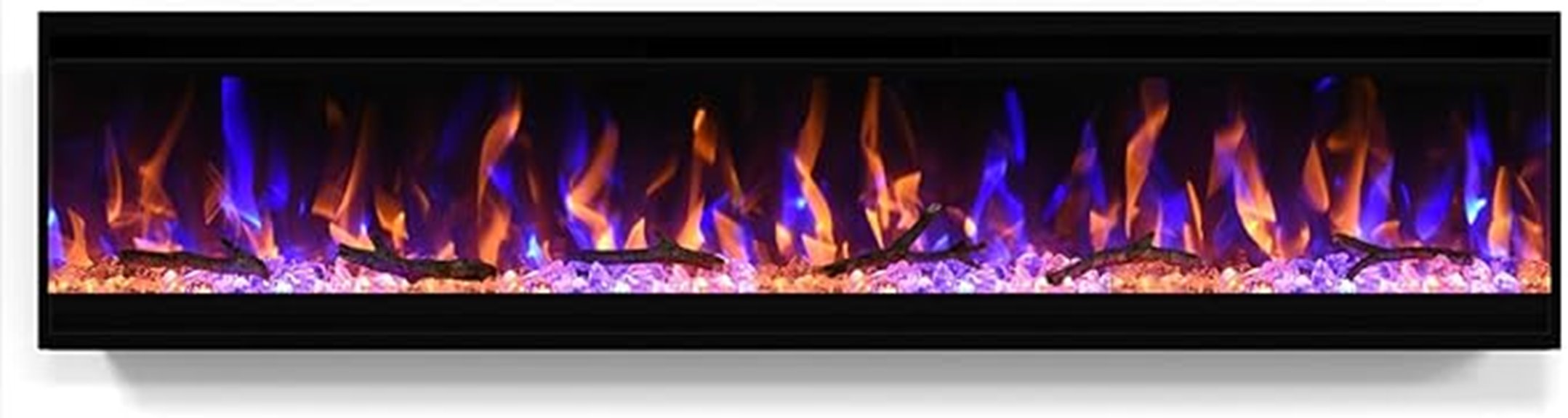 50 inch wall mounted fireplace