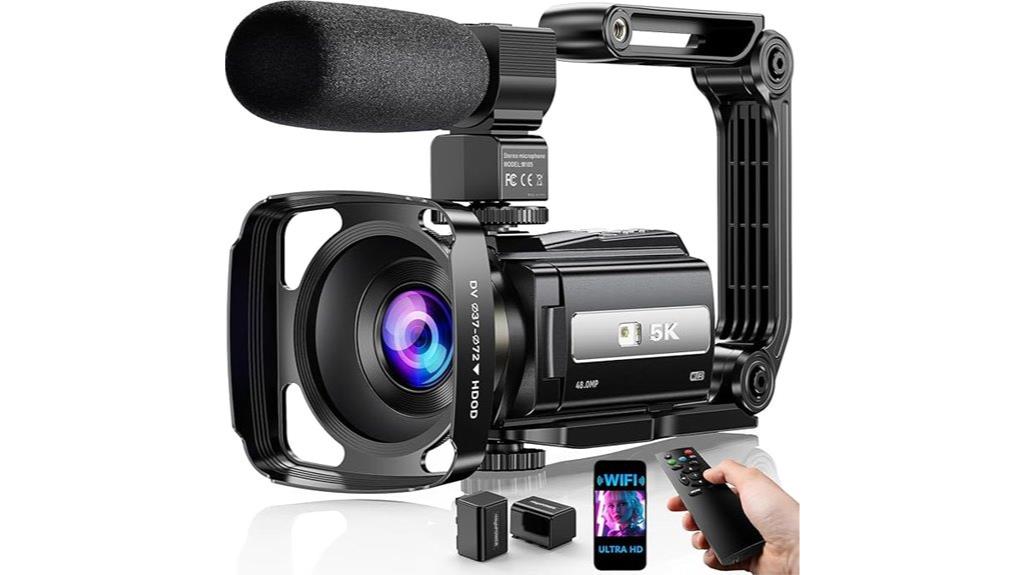 5k uhd wifi camcorder