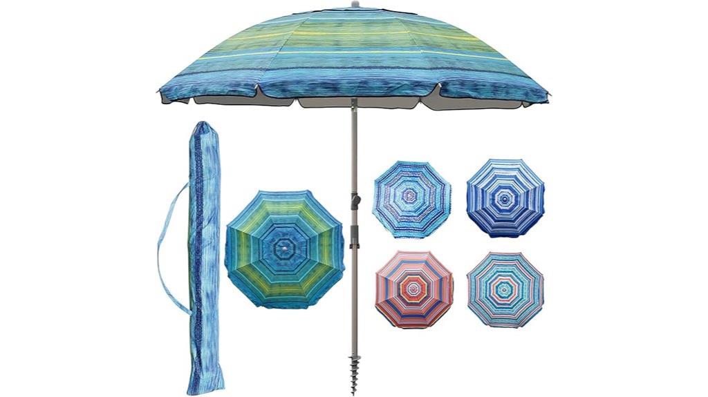 7 2 foot beach umbrella