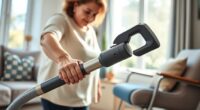 accessible ergonomic vacuuming techniques