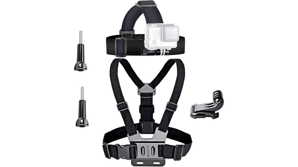 action camera mounts bundle