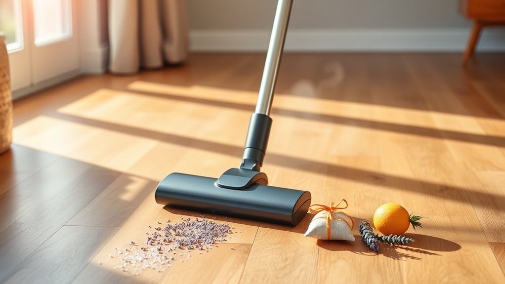 add scents to vacuuming