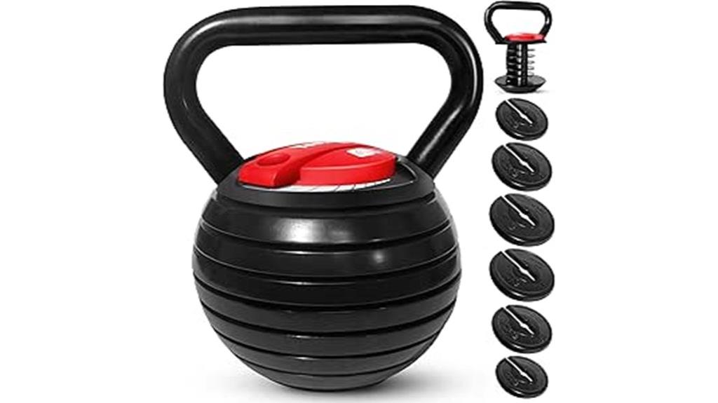 adjustable 20 40 lb kettlebell