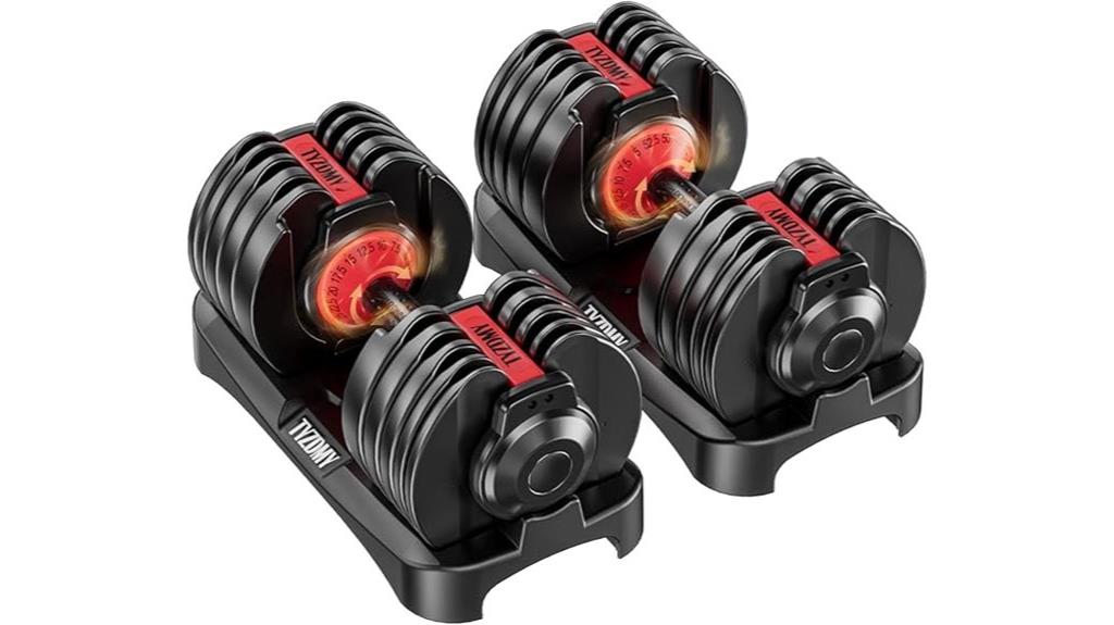 adjustable dumbbells for home