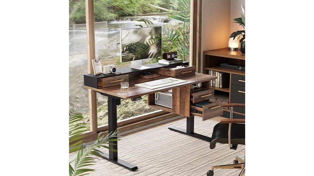 adjustable electric desk
