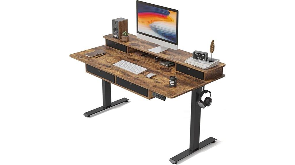 adjustable electric desk