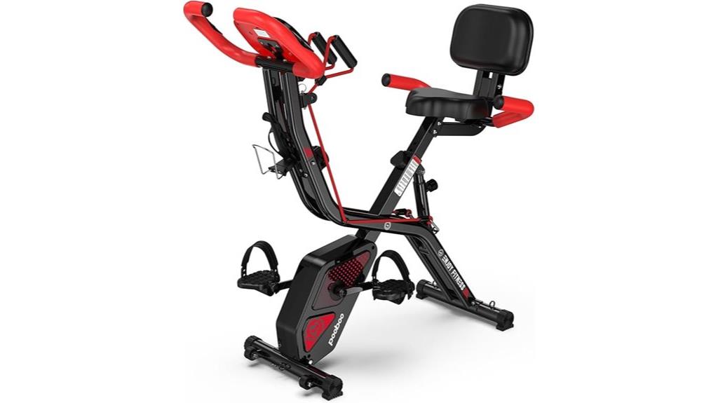 adjustable folding exercise bike