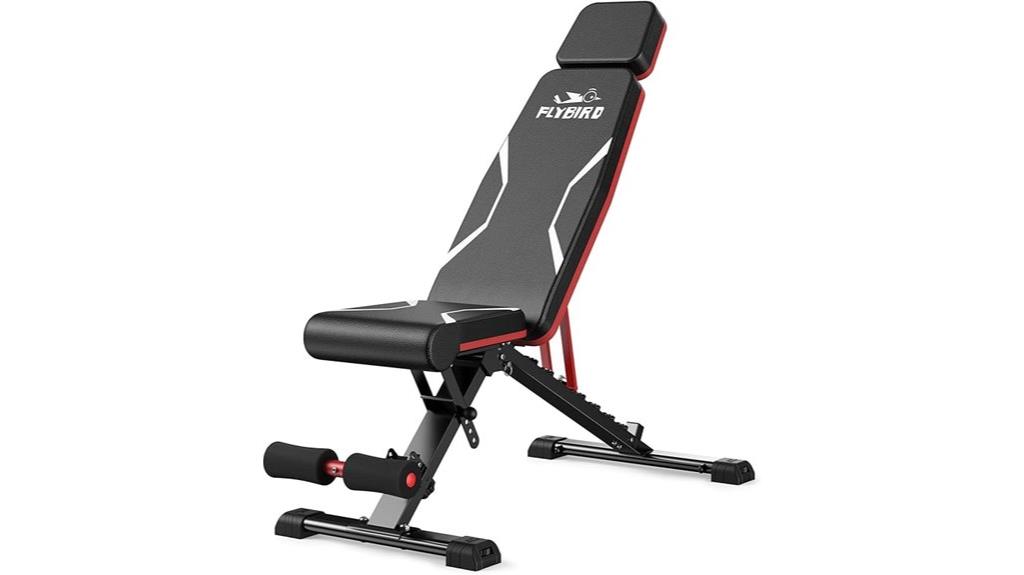 adjustable home gym bench