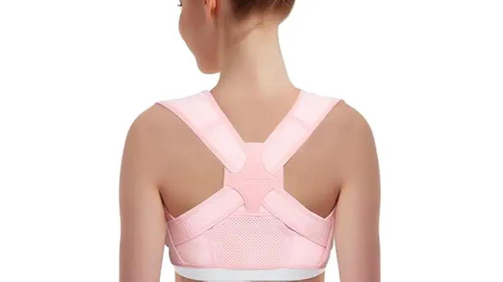 adjustable posture support brace