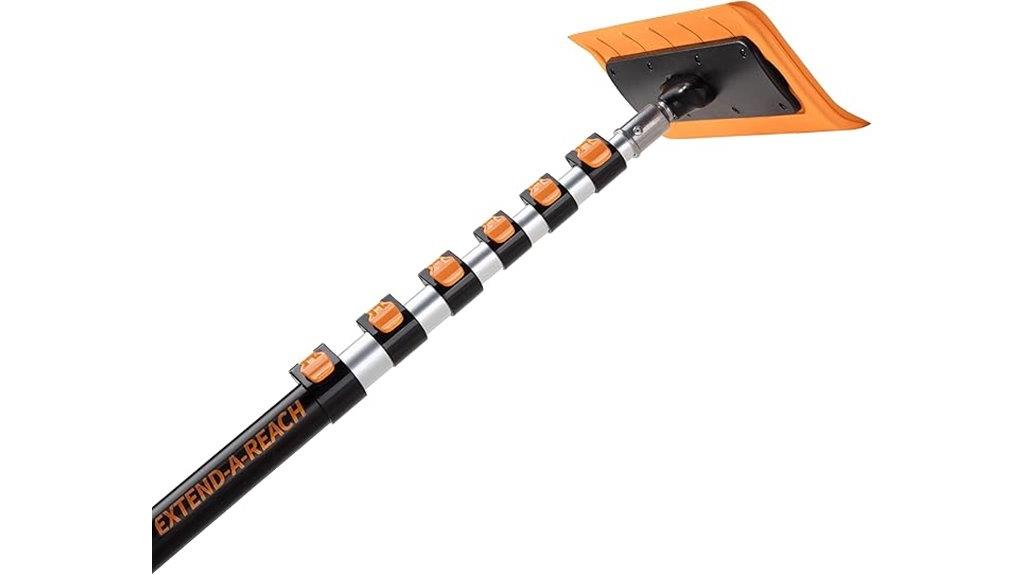 adjustable snow rake tool
