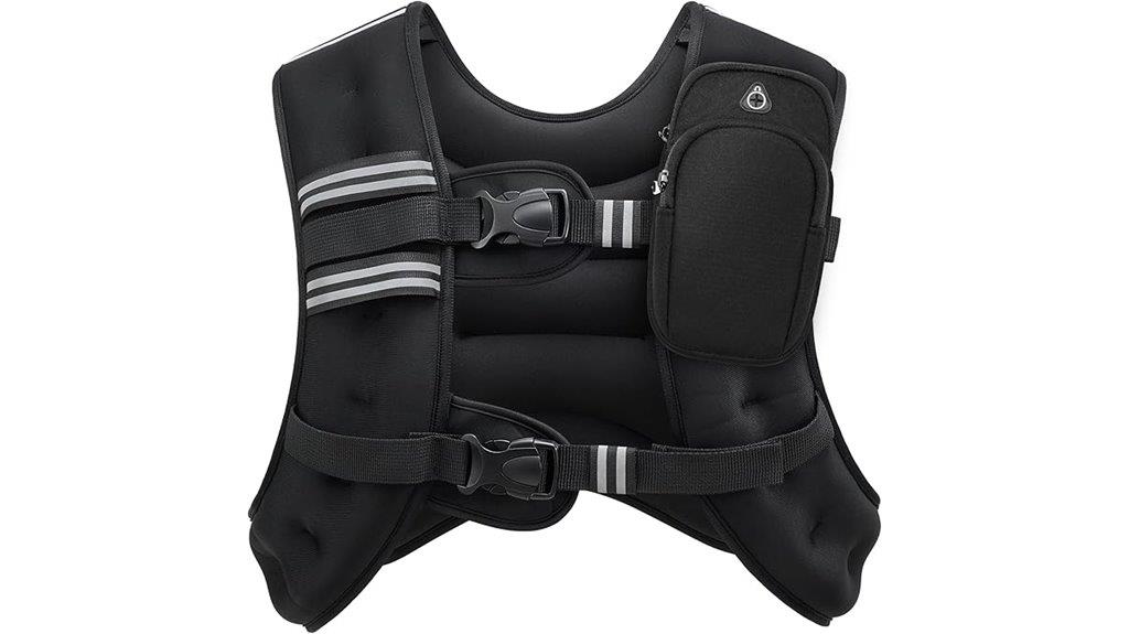 adjustable weighted training vest