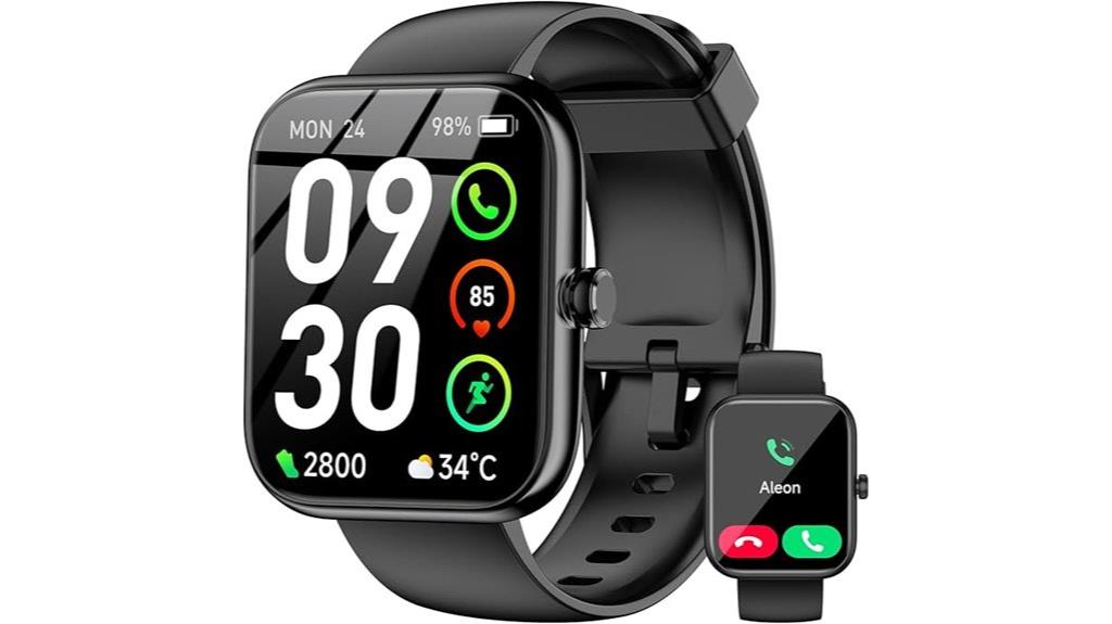 alexa enabled touchscreen fitness smartwatch