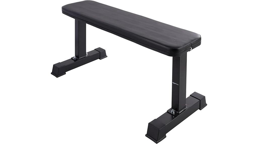 amazon black flat bench