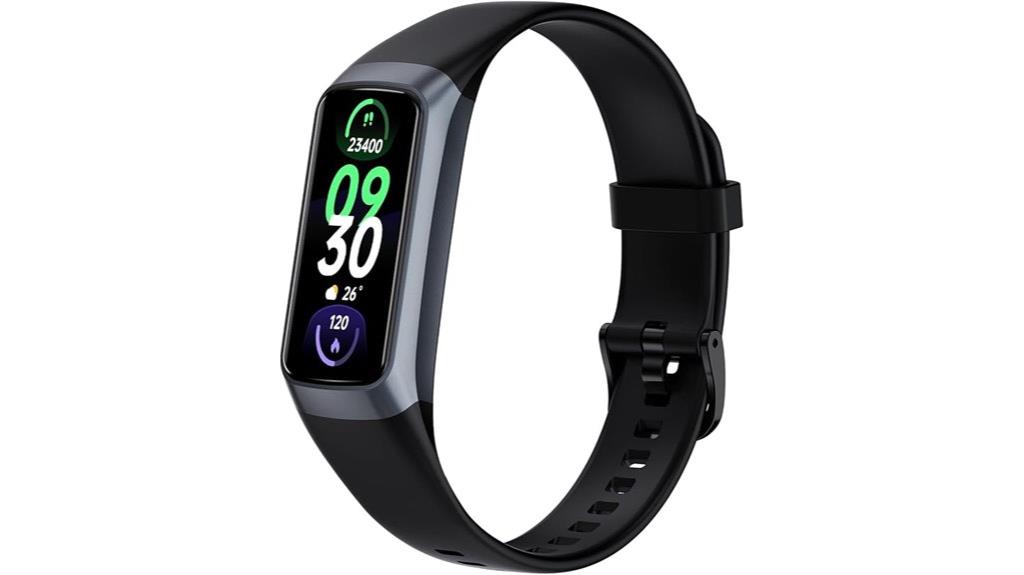 amoled touch screen fitness tracker