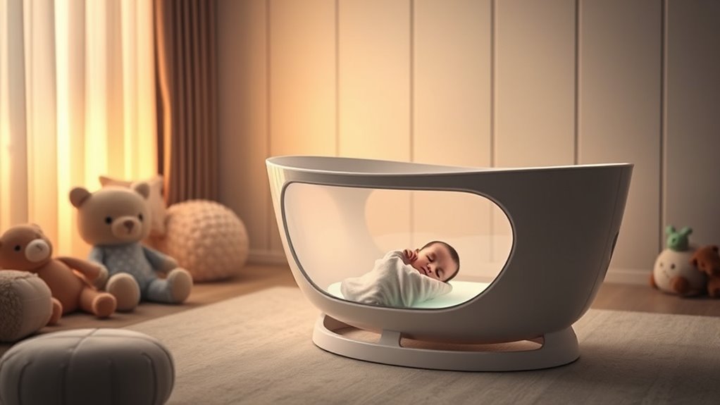 auto rocking bassinets with cry detection