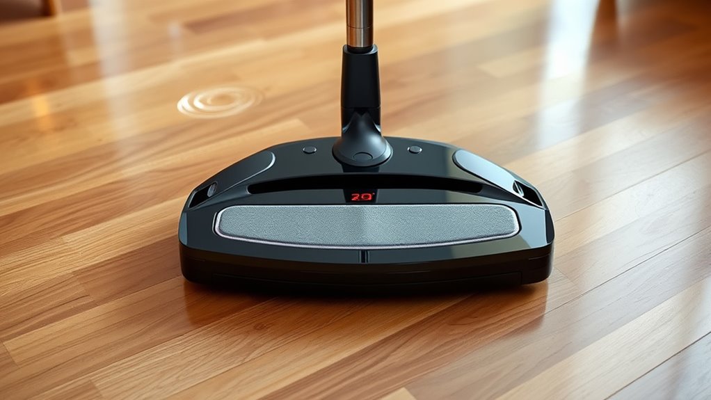 automated mop pad lifting