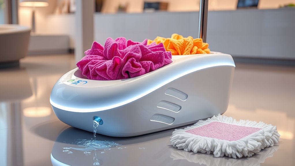 automated mop pad maintenance