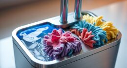 automatic mop pad cleaning