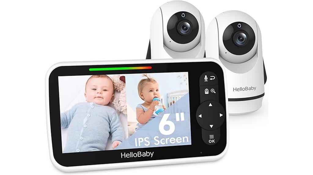 baby monitor with dual cameras