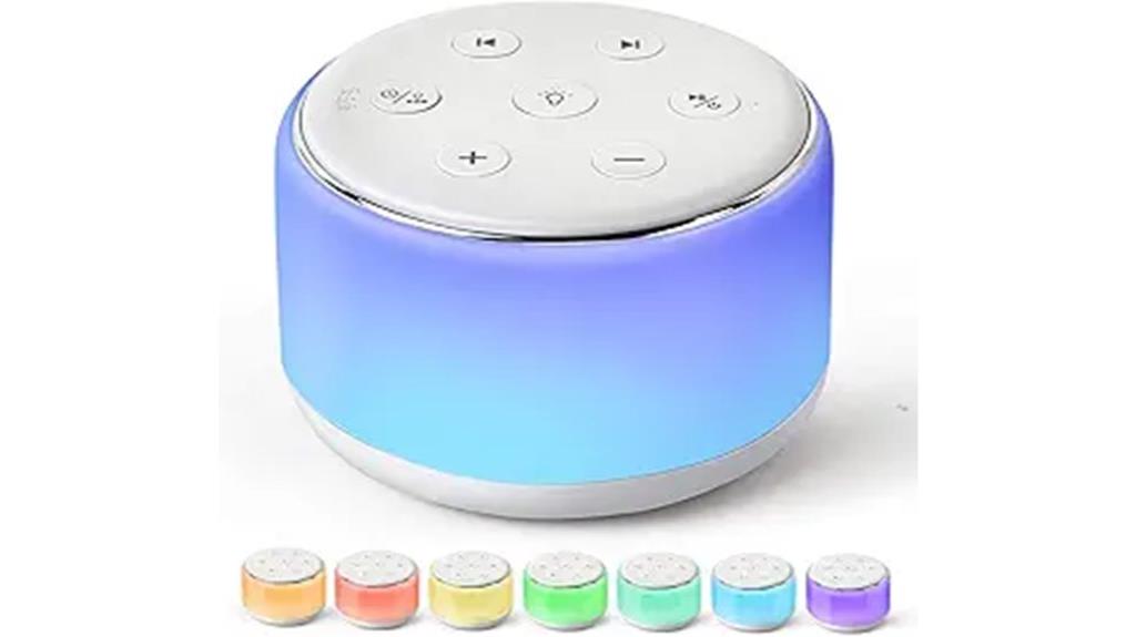 baby night light noise machine
