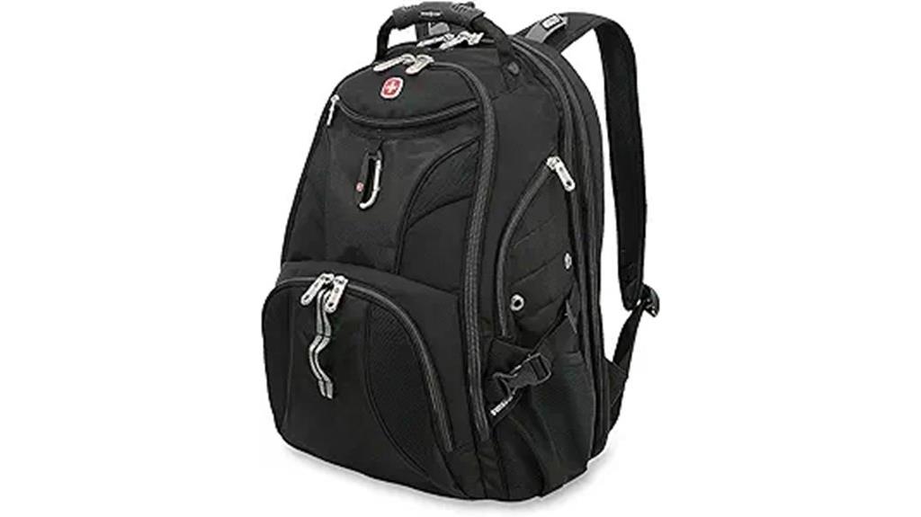 black 17 inch laptop backpack