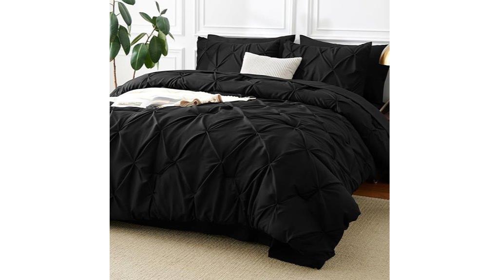 black king size comforter set