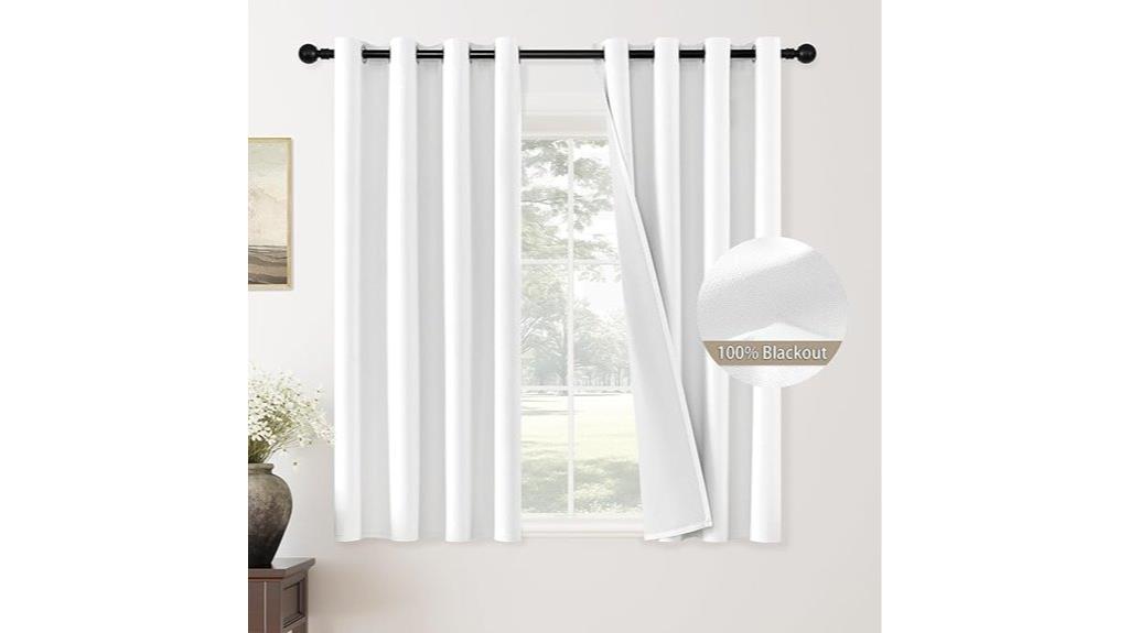 blackout curtain panels set