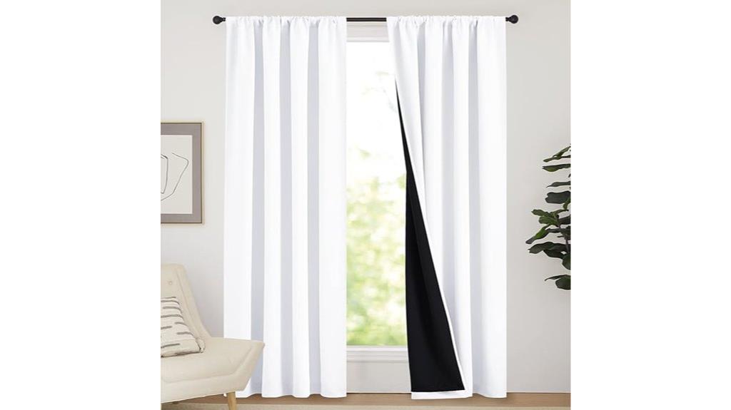 blackout curtain panels set