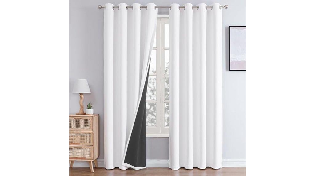 blackout thermal curtain set