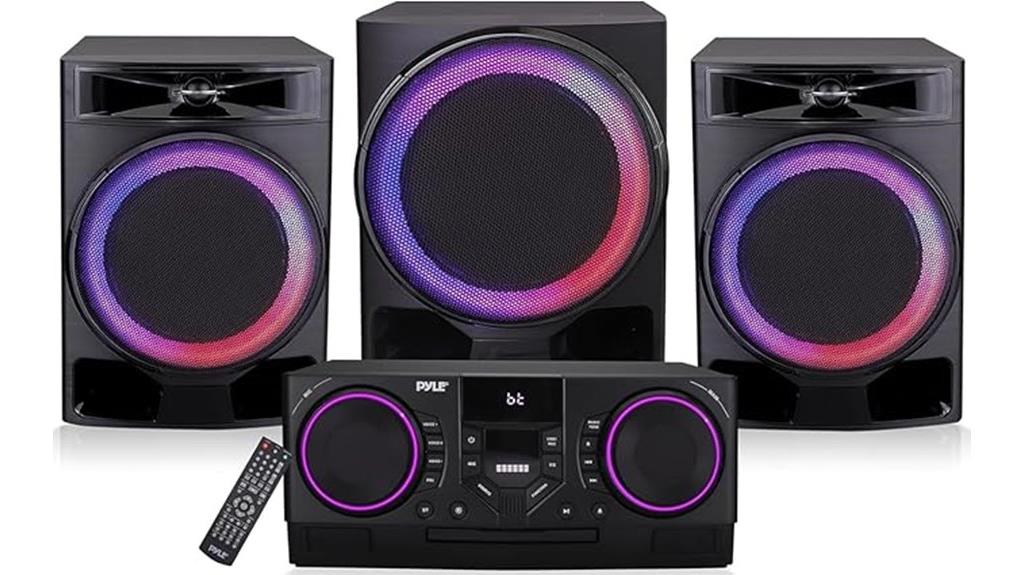 bluetooth stereo system with usb