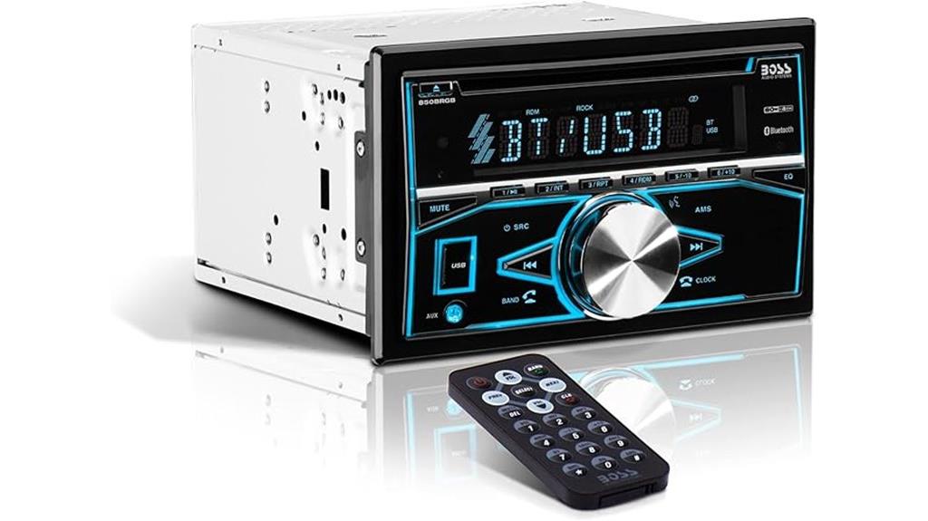 boss stereo with rgb lighting