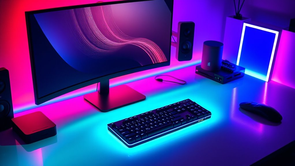 bright customizable streaming lights