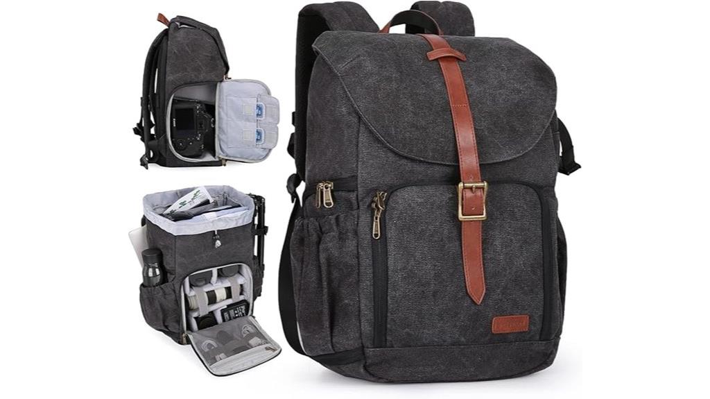 camera backpack with tripod
