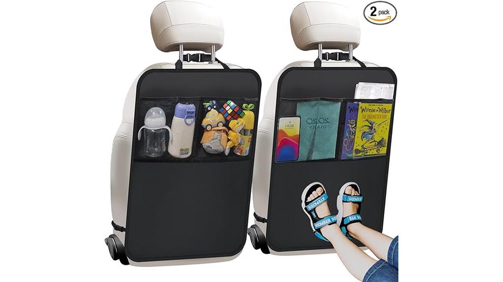 car seat kick mats pack