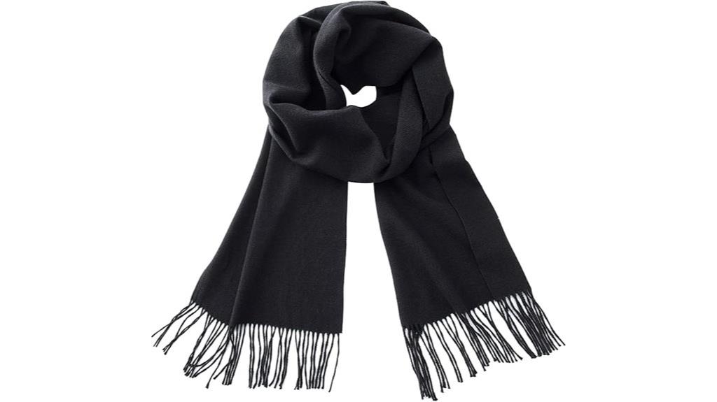 cashmere feel unisex scarf