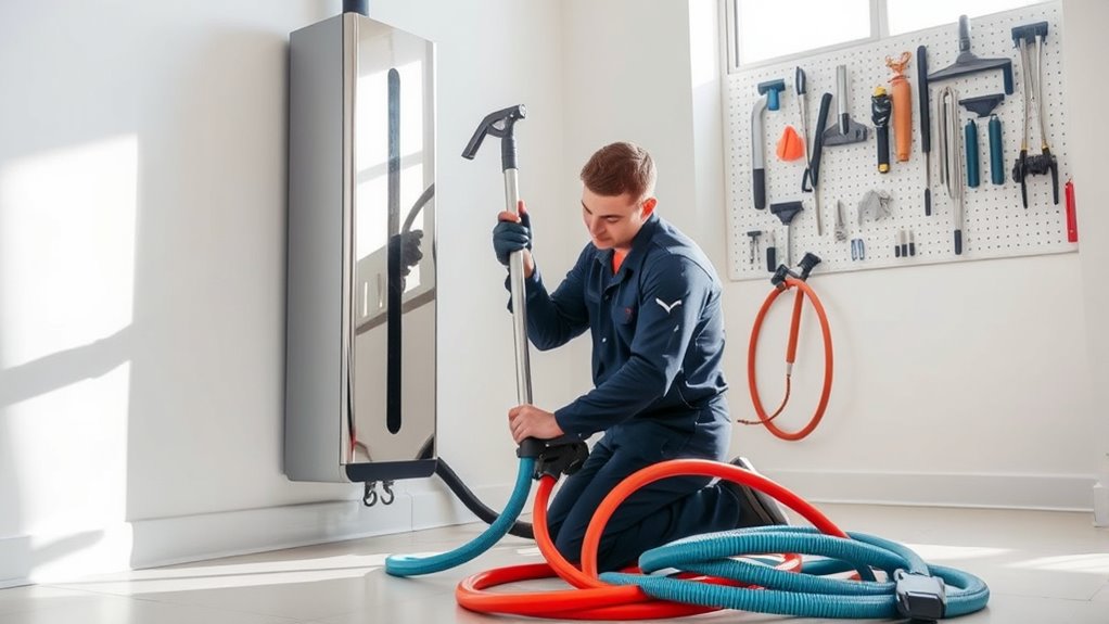 central vacuum system maintenance