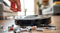 changing robot vacuum batteries