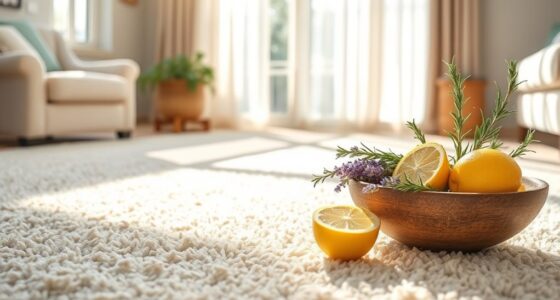 chemical free carpet freshening