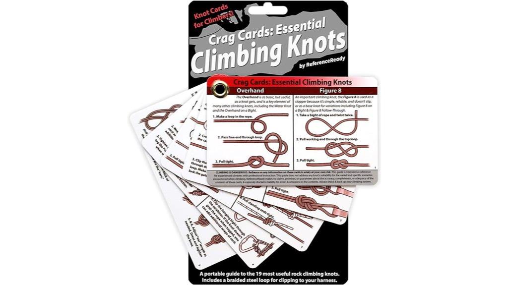 climbing knots instructional cards