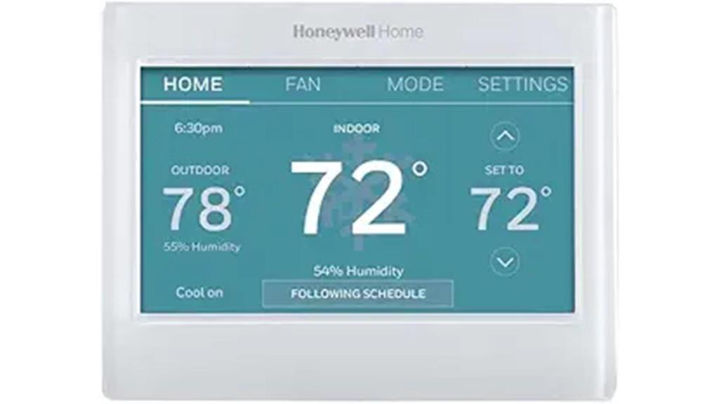 color touchscreen wi fi thermostat