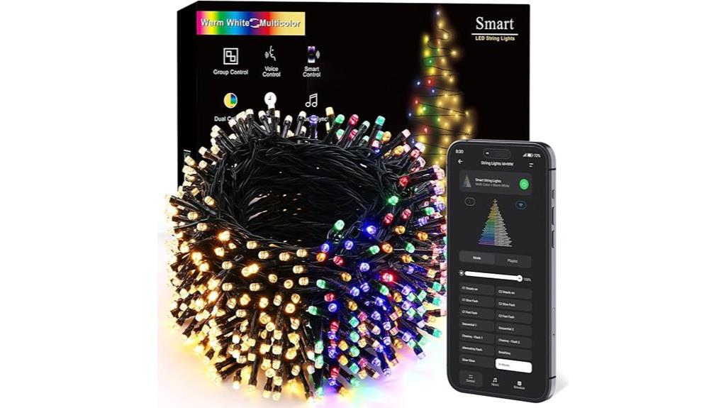 colorful long led lights