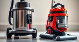 commercial versus household vacuums