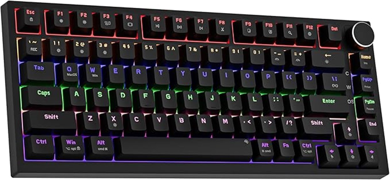 compact mechanical gaming keyboard