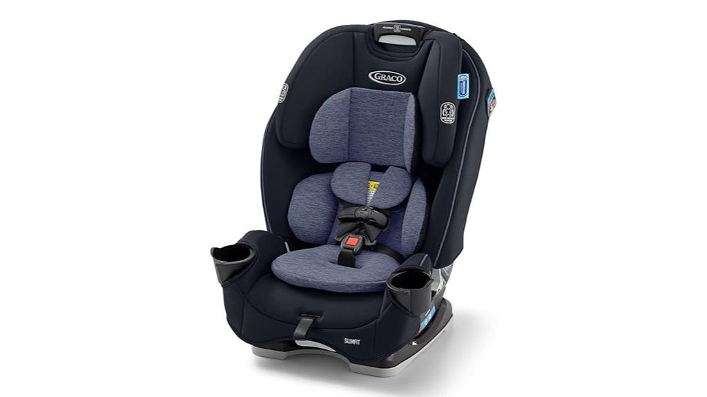 compact multi position car seat
